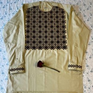 Afghan Khamaki Ghara Embroidery (Large-Square)